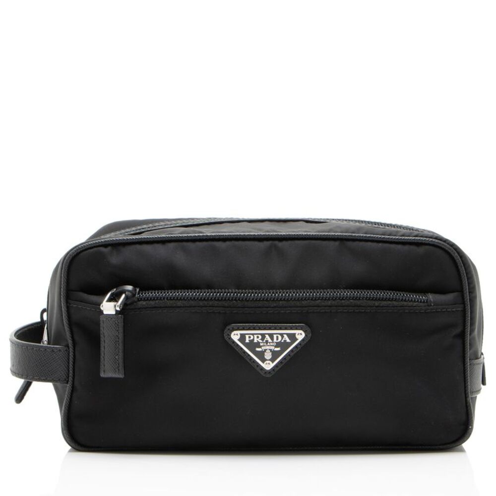 Prada Re-Nylon Saffiano Travel Pouch